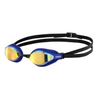 Очки для плавания ARENA AIR SPEED MIRROR yellow copper-blue