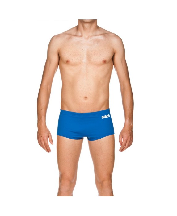 Плавки мужские ARENA SOLID SQUARED SHORT royal-white