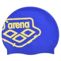 Шапочка для плавания ARENA TEAM STRIPE CAP neon blue-butter