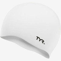 Шапочка TYR WRINKLE FREE SILICONE CAP white