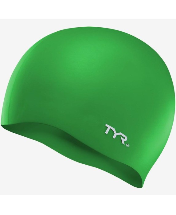 Шапочка TYR WRINKLE FREE SILICONE CAP green